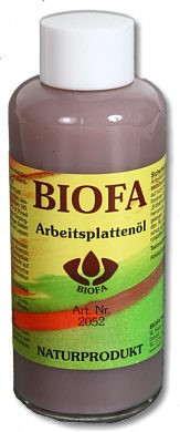 Arbeitsplattenöl Biofa Olivenholz Pflegeöl, lösungsmittelfrei 150 ml