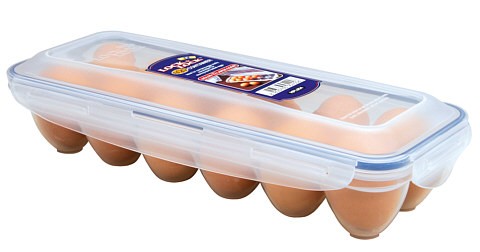 Lock & Lock HPL954 Dose für 12 große Eier rechteckig Eierbox