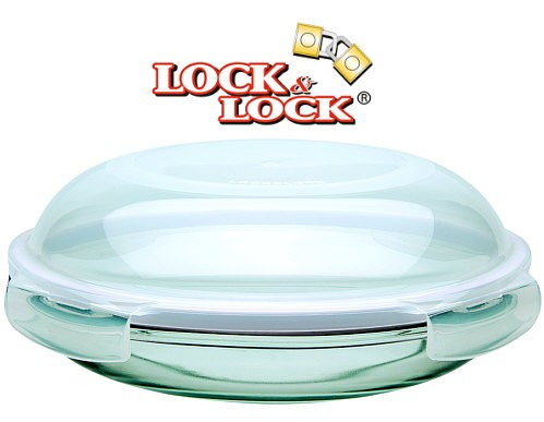 Lock & Lock LLG884 Boroseal Glas mit Kuppeldeckel 21 cm